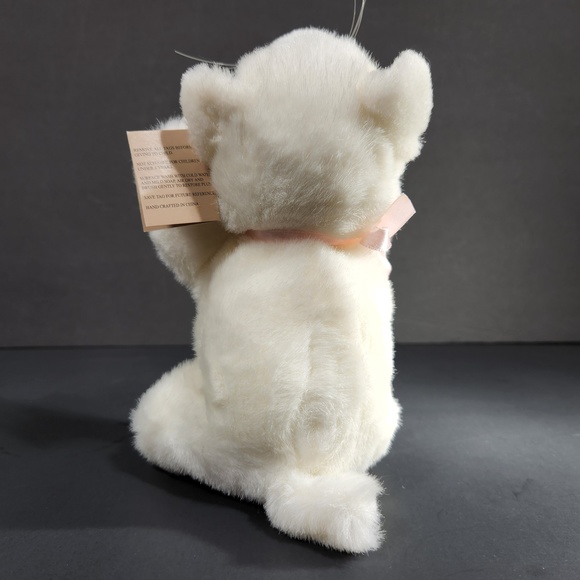 Bearington Collection White Cat Plush Toy Sissy Retired Plushie - Picture 5 of 8
